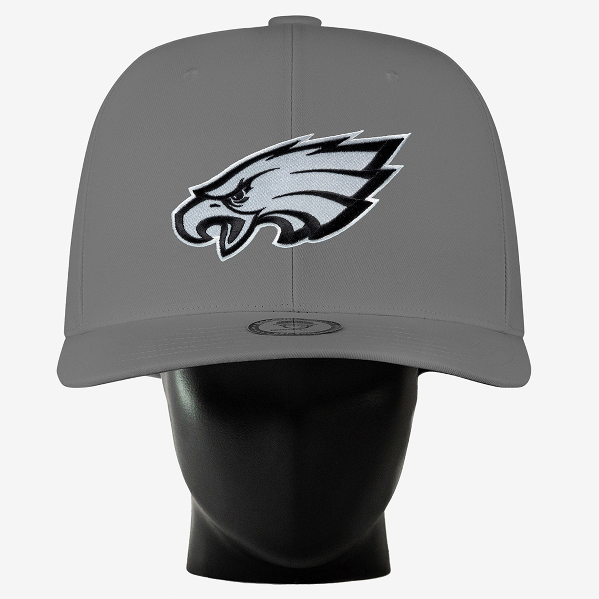 Unisex Noggin Boss Gray Philadelphia Eagles Big Hat