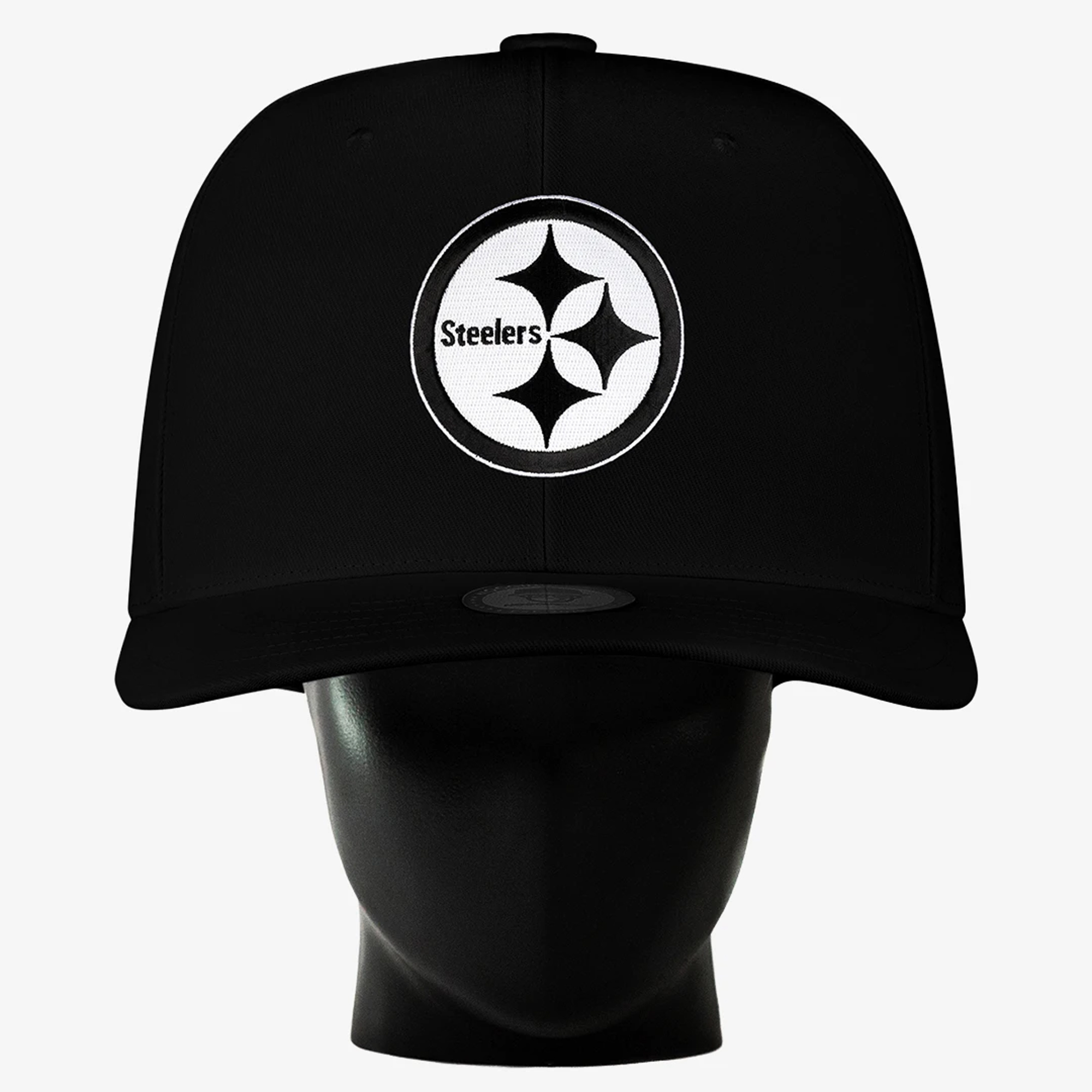 Unisex Noggin Boss Black Pittsburgh Steelers Big Hat