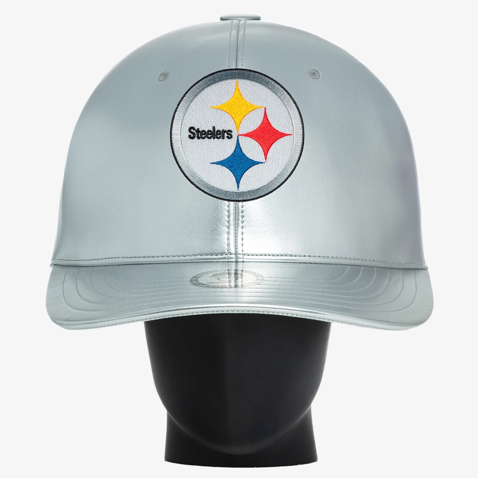 Unisex Noggin Boss Silver Pittsburgh Steelers Big Hat