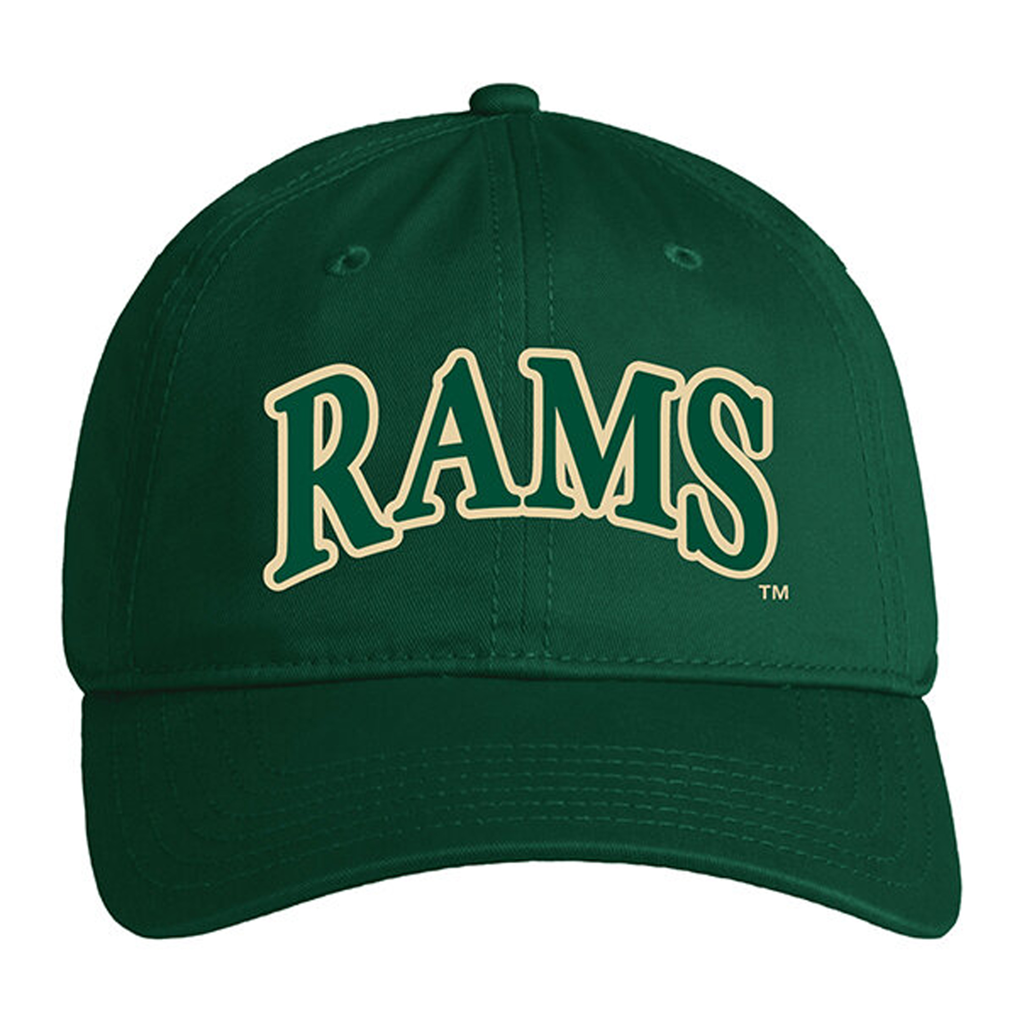 Unisex Under Armour  Forest Green Colorado State Rams Washed Cotton Adjustable Hat
