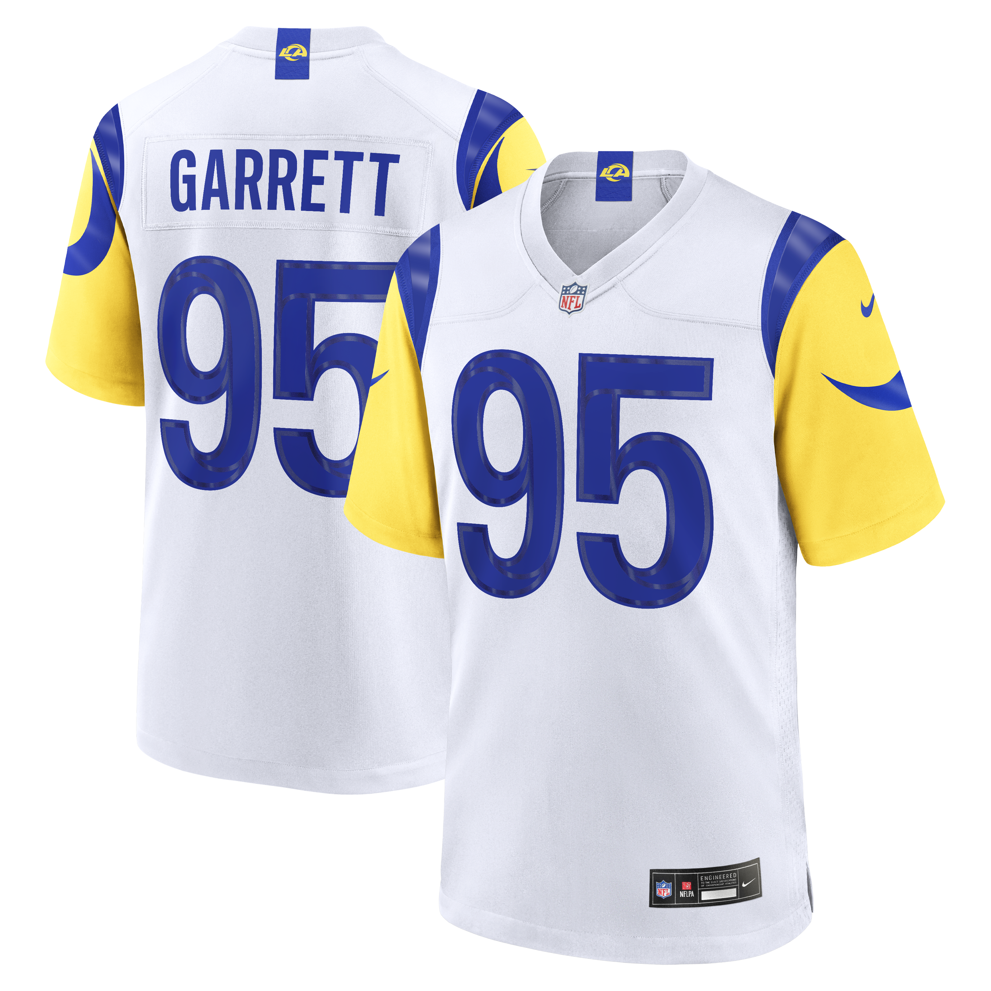 Nike Men's Myles Garrett White Los Angeles Rams Game Jersey - White