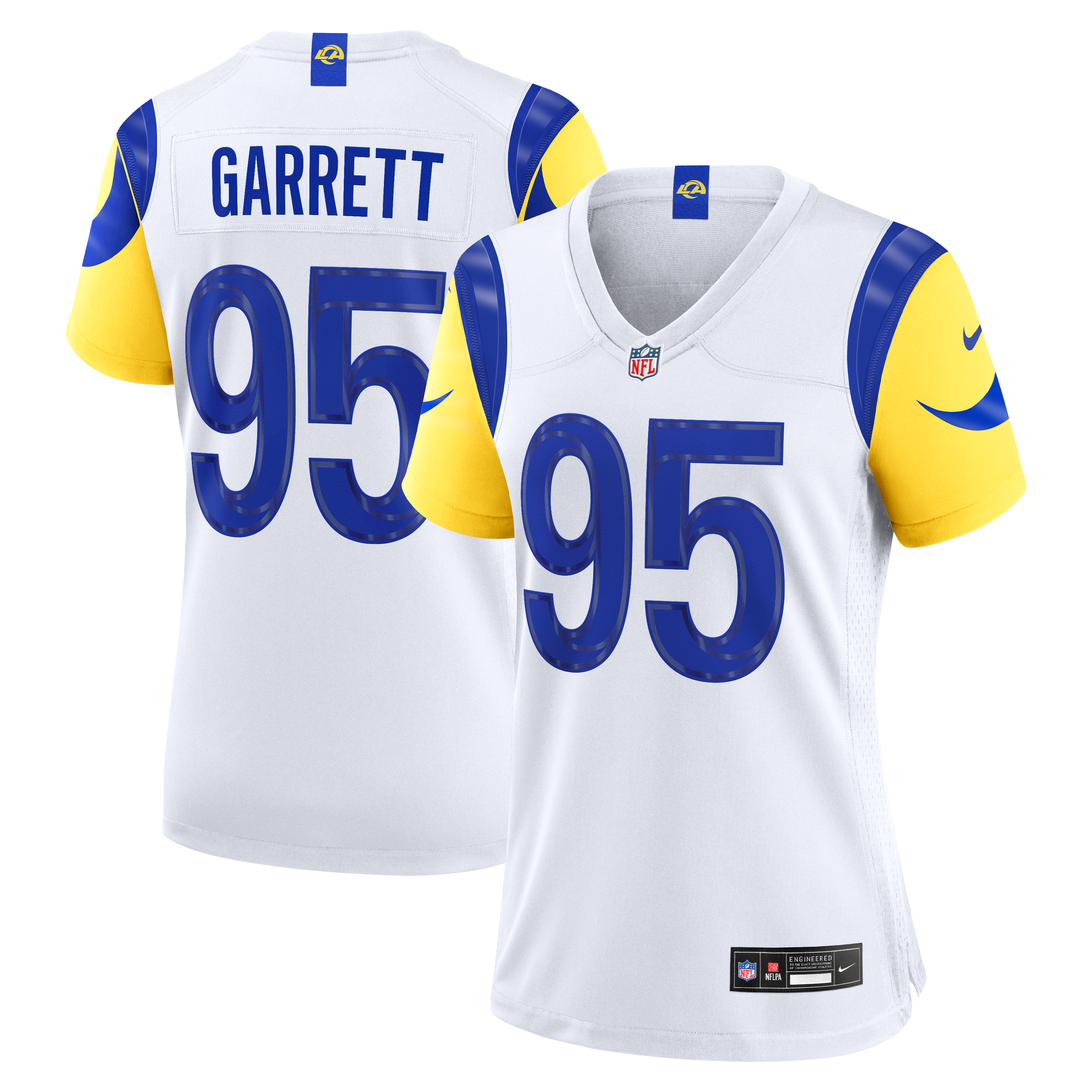 Women’s Nike Myles Garrett White Los Angeles Rams Game Jersey Women’s Nike Myles Garrett White Los Angeles Rams Game Jersey