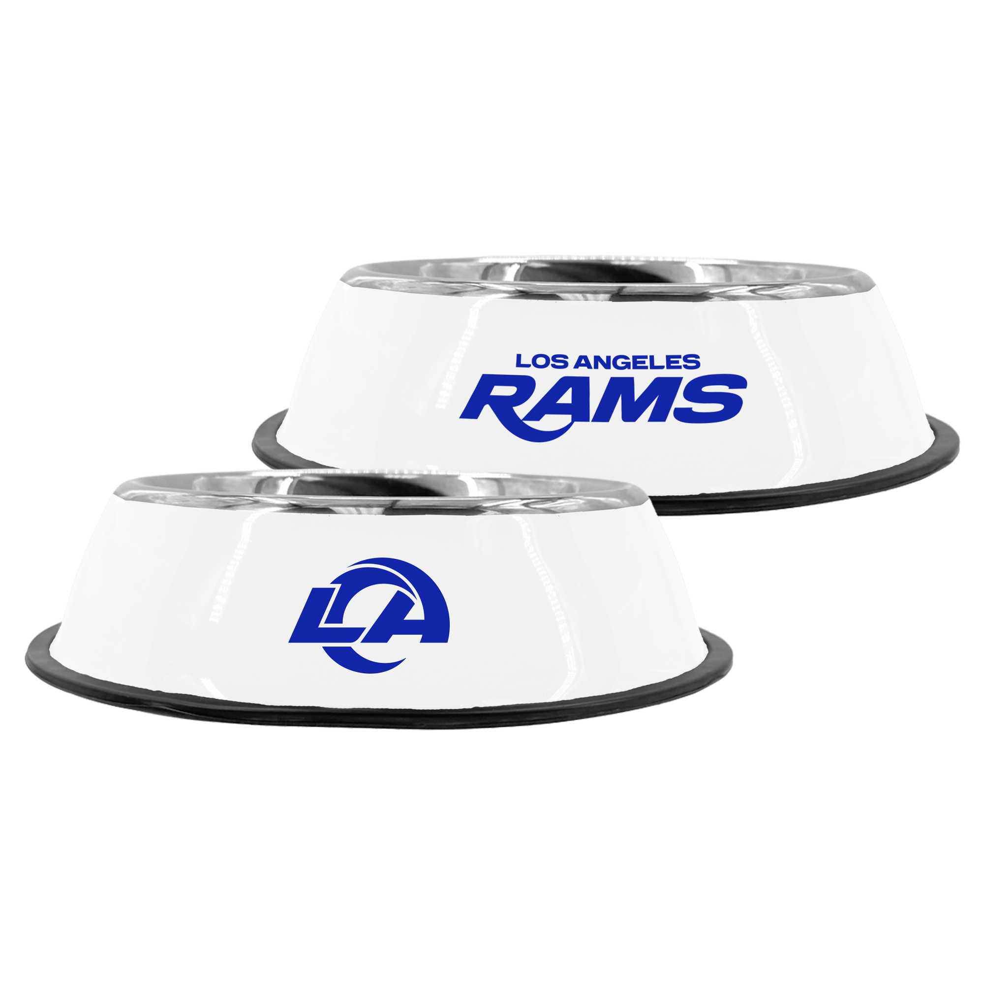 The Memory Company Los Angeles Rams 9" Stainless Steel Pet Bowl