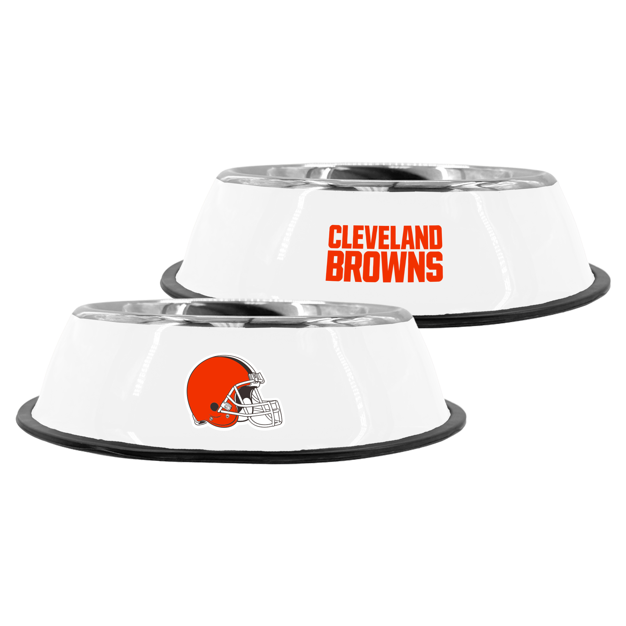 The Memory Company Cleveland Browns 9" Stainless Steel Pet Bowl
