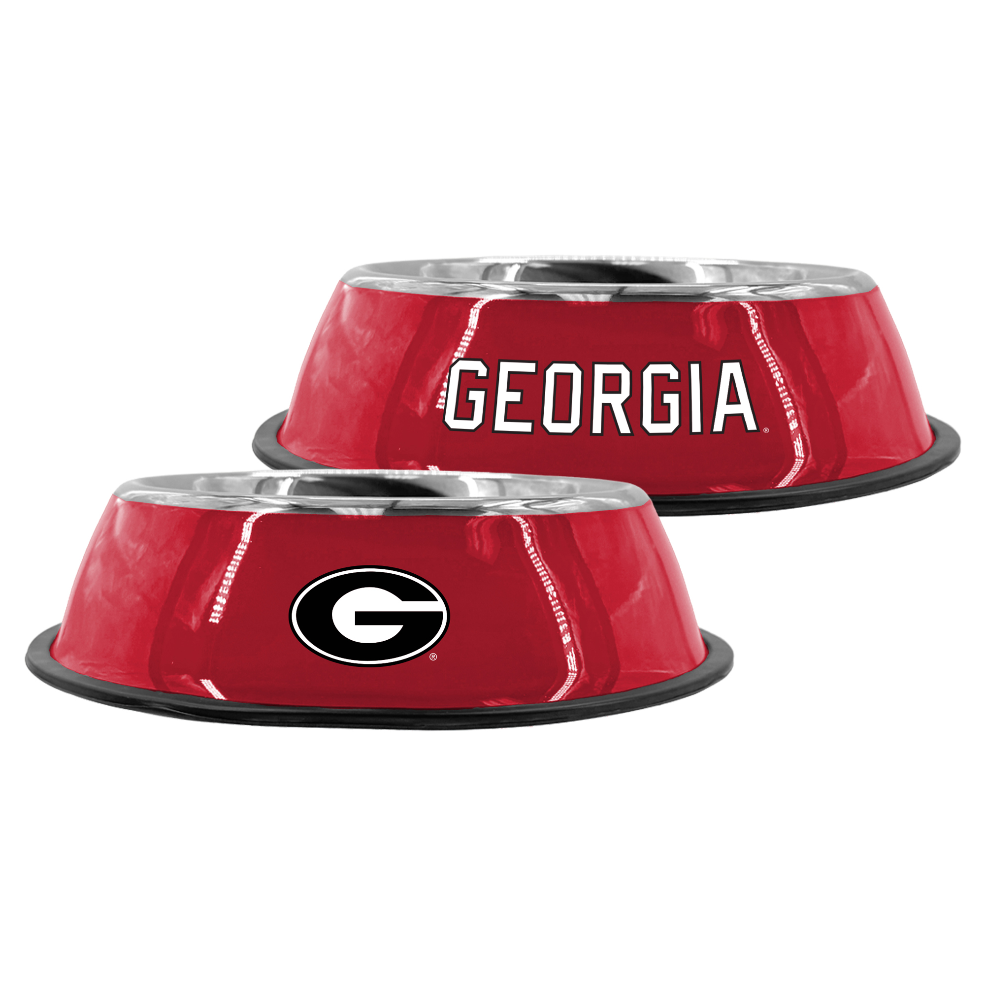 The Memory Company Georgia Bulldogs 9" Stainless Steel Pet Bowl