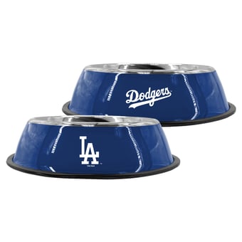 "The Memory Company Los Angeles Dodgers 9"" Stainless Steel Pet Bowl"