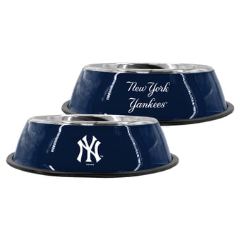"The Memory Company New York Yankees 9"" Stainless Steel Pet Bowl"