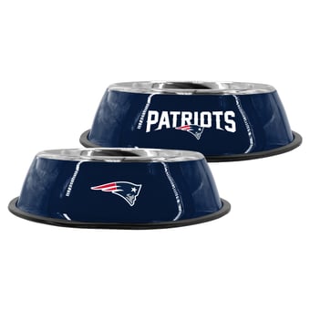 "The Memory Company New England Patriots 9"" Stainless Steel Pet Bowl"