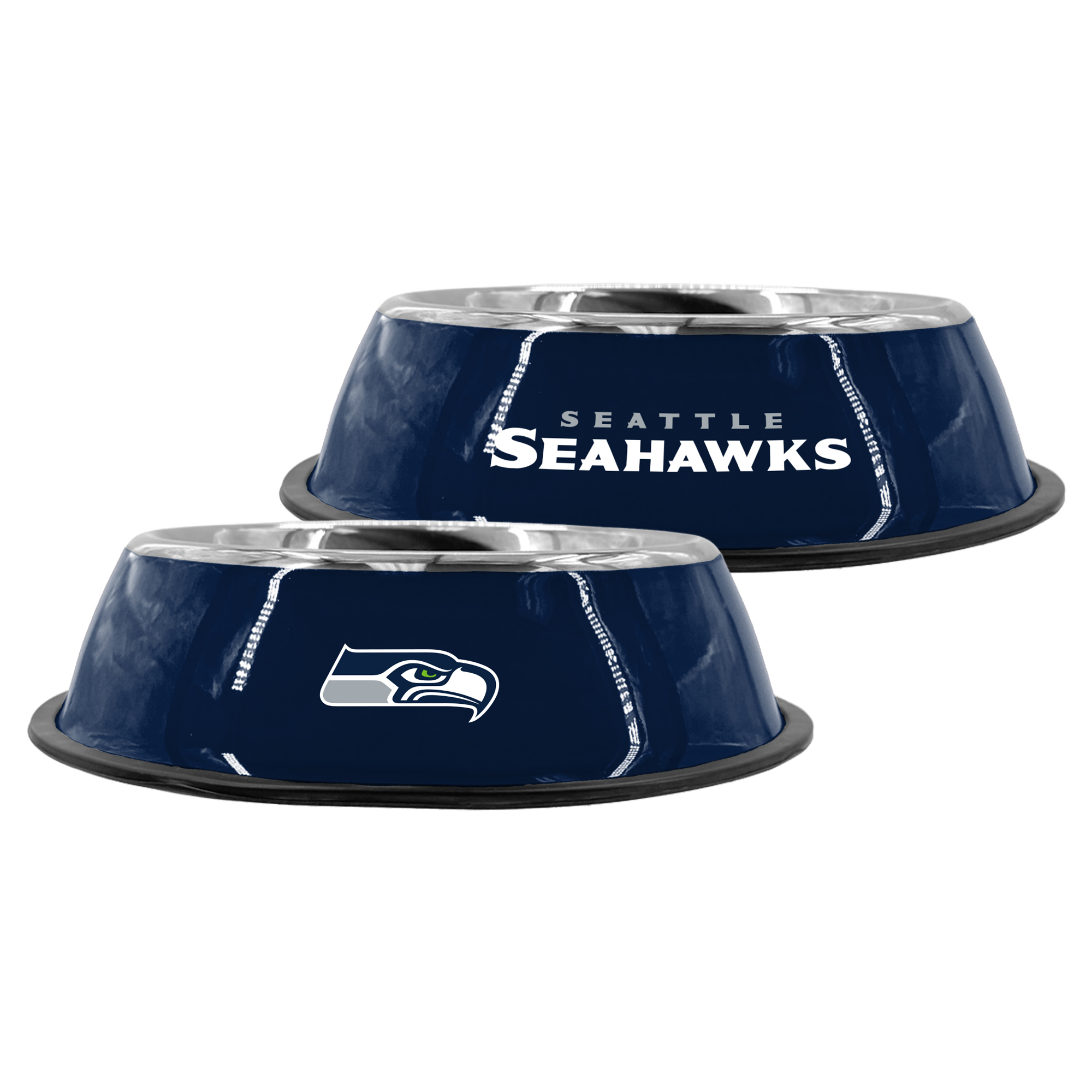 The Memory Company Seattle Seahawks 9" Stainless Steel Pet Bowl