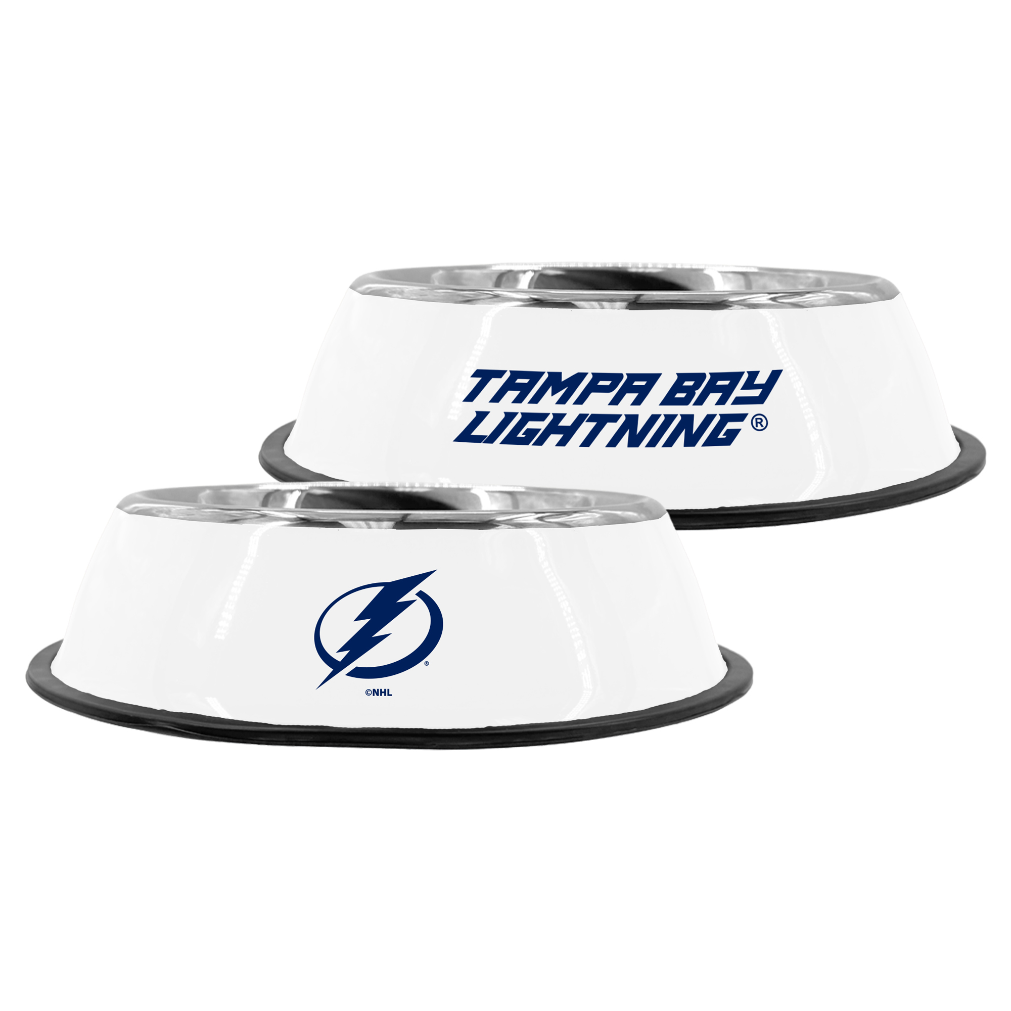 The Memory Company Tampa Bay Lightning 9" Stainless Steel Pet Bowl