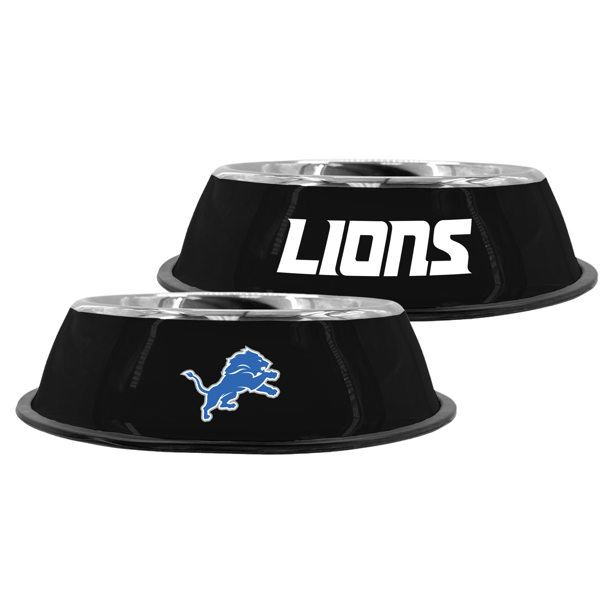 The Memory Company Detroit Lions 9" Stainless Steel Pet Bowl