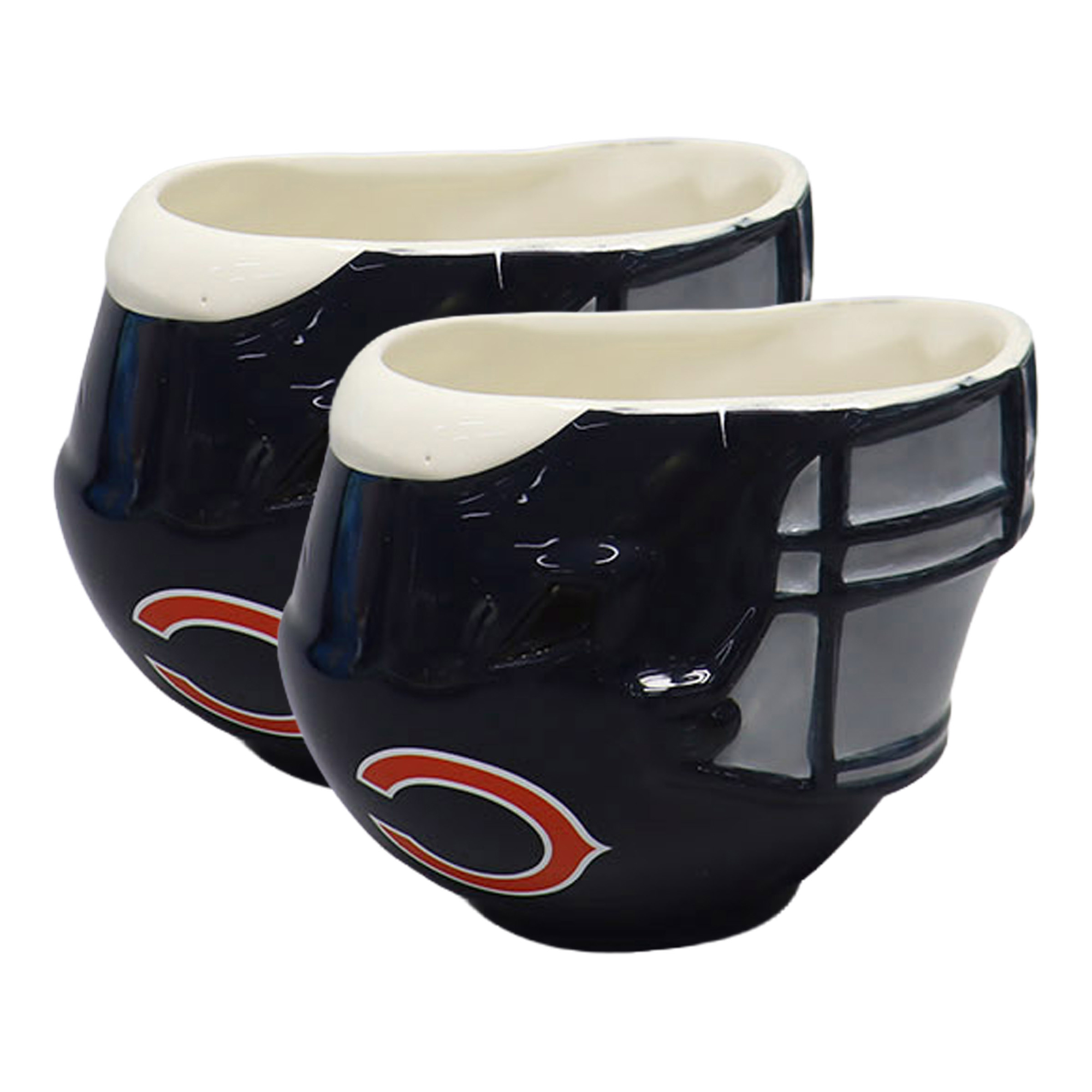 The Memory Company Chicago Bears Two-Piece 6oz. Football Helmet Bowl Set