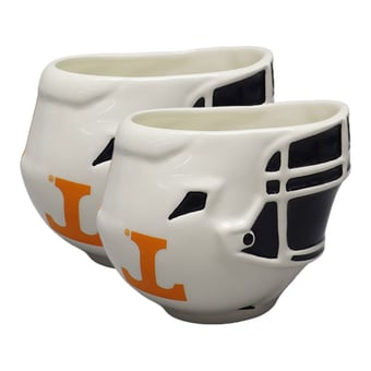 The Memory Company Tennessee Volunteers Two-Piece 6oz. Football Helmet Bowl Set