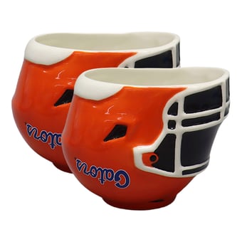 The Memory Company Florida Gators Two-Piece 6oz. Football Helmet Bowl Set