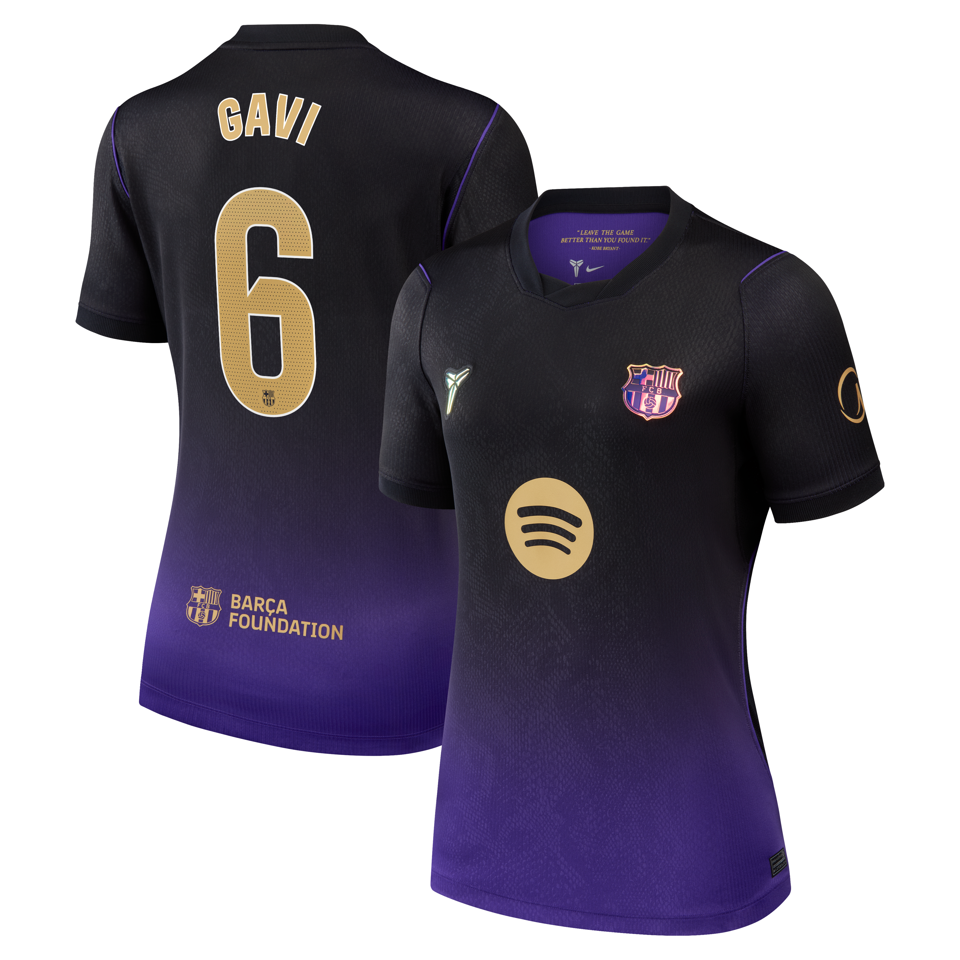 Women's Nike Gavi Purple Barcelona 2026/27 Away Stadium Replica Jersey