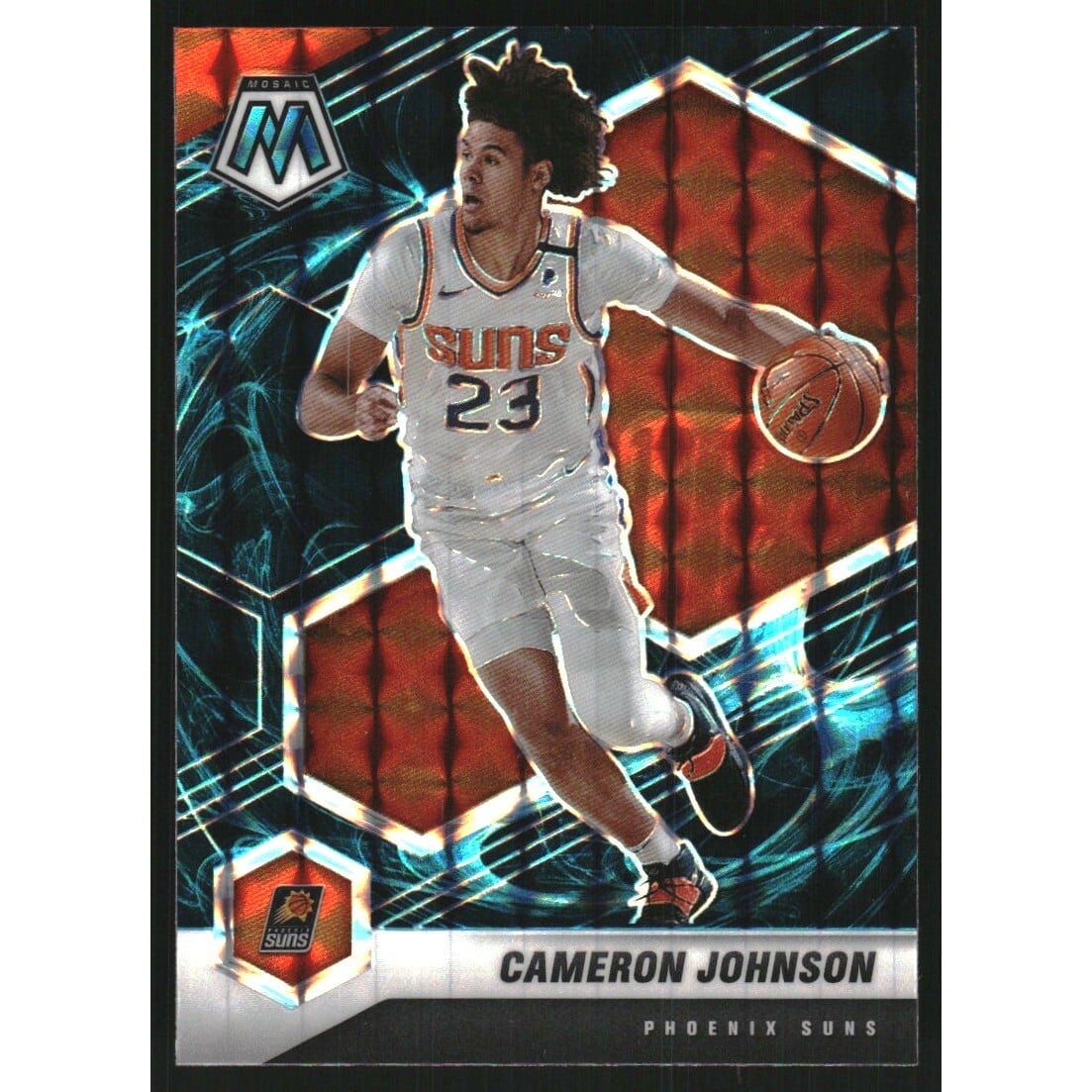 2020-21 Panini Mosaic Mosaic Genesis #172 Cameron Johnson. rookie card picture