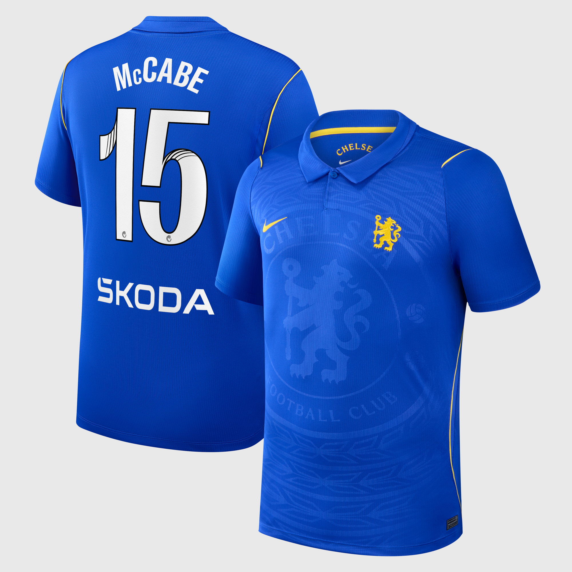 Maillot Nike Domicile Stadium Chelsea WSL 2026-27 avec flocage McCabe 15
