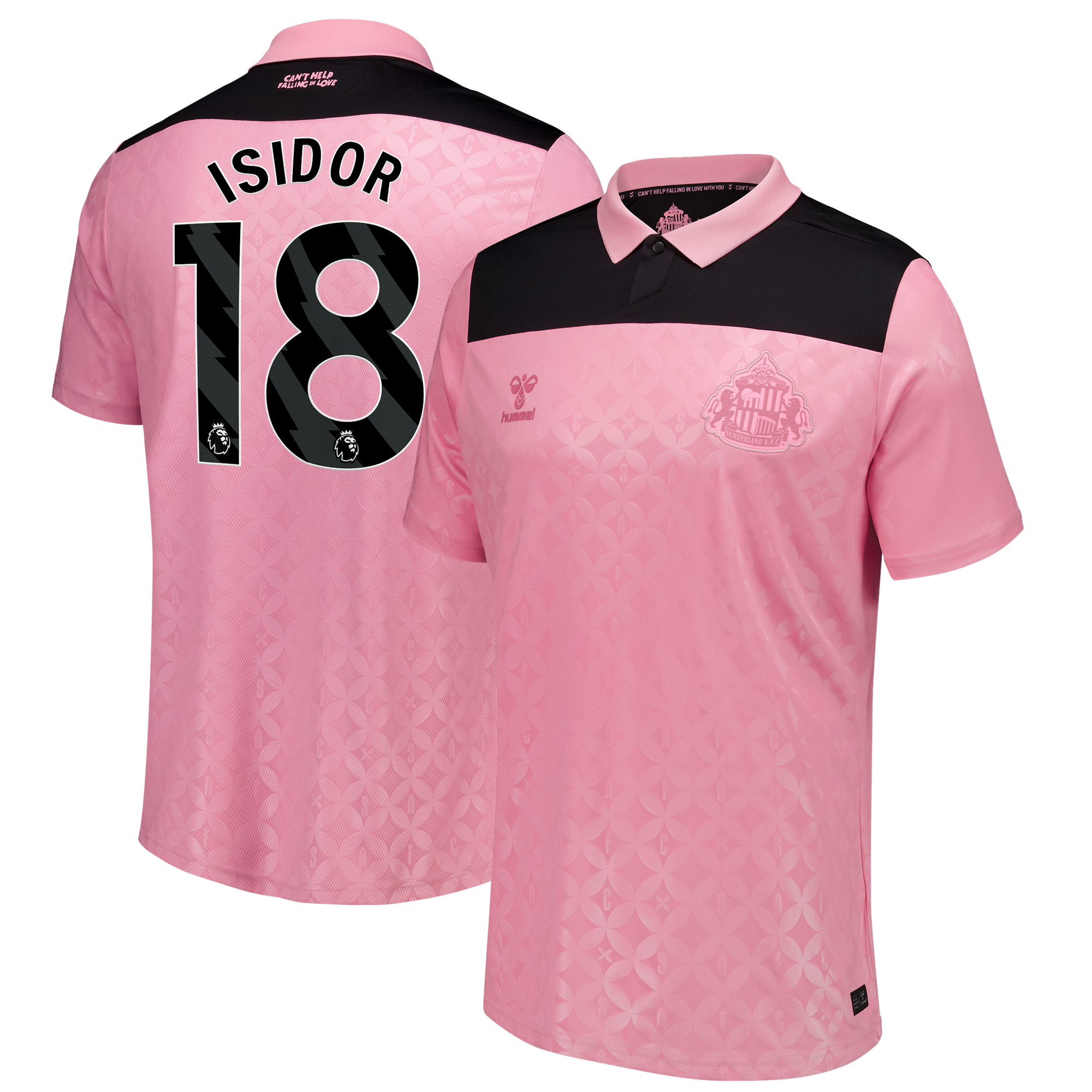 Maillot extérieur Hummel Sunderland x Elvis 26/27 avec flocage Isidor 18
