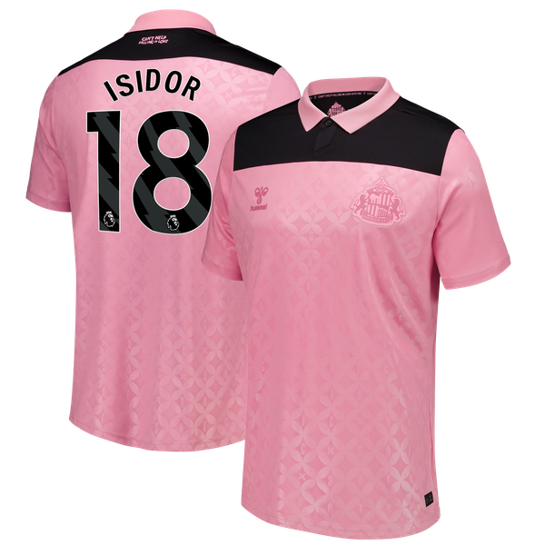 Maillot extérieur Hummel Sunderland x Elvis 26/27 avec flocage Isidor 18