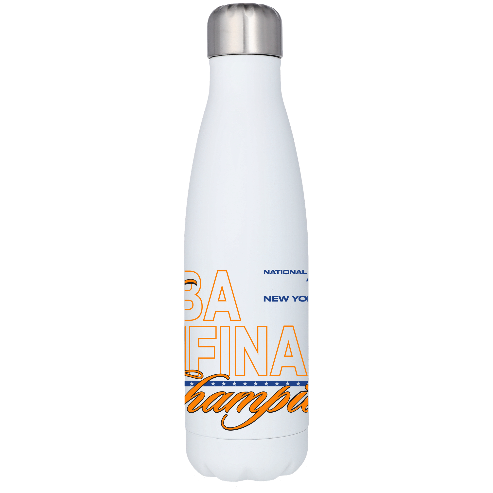 Botella de agua de acero inoxidable de los New York Knicks campeones de las Finales de la NBA 2026