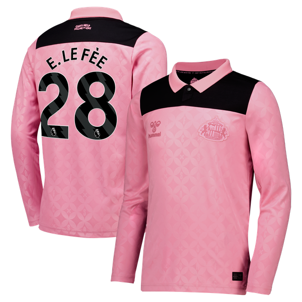 Maillot extérieur Hummel Sunderland x Elvis 26/27 - Manches longues - Enfant avec flocage E. Le Fée 28