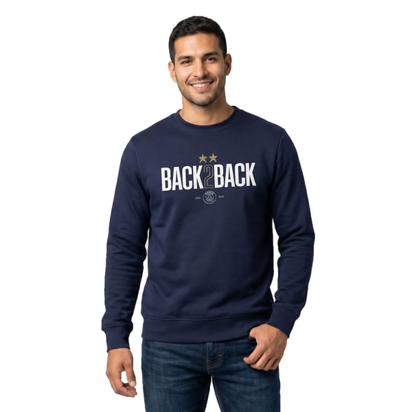Sweat PSG Étoile Eiffel 2 Back to Back - Bleu