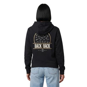 Sweat à capuche PSG Champions d'Europe Roster - Noir - Femme, vue 3