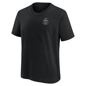 T-Shirt PSG Big Logo Back to Back Crest - Noir - Enfant, vue 3