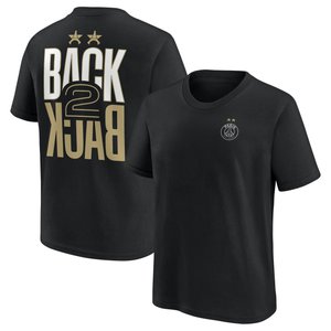 T-Shirt PSG Big Logo Back to Back Crest - Noir - Enfant, vue 1