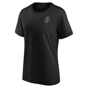 T-Shirt PSG Big Logo Back to Back Crest - Noir - Femme, vue 3