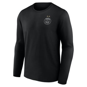 T-Shirt manches longues PSG Big Logo Back to Back Crest - Noir, vue 3