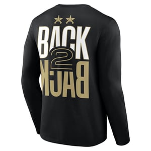 T-Shirt manches longues PSG Big Logo Back to Back Crest - Noir, vue 4