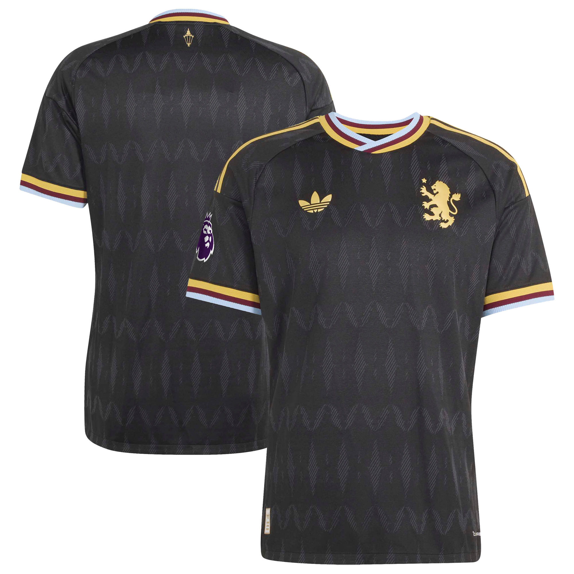 Men's adidas Black Aston Villa 2026/27 Away On-Field Authentic…