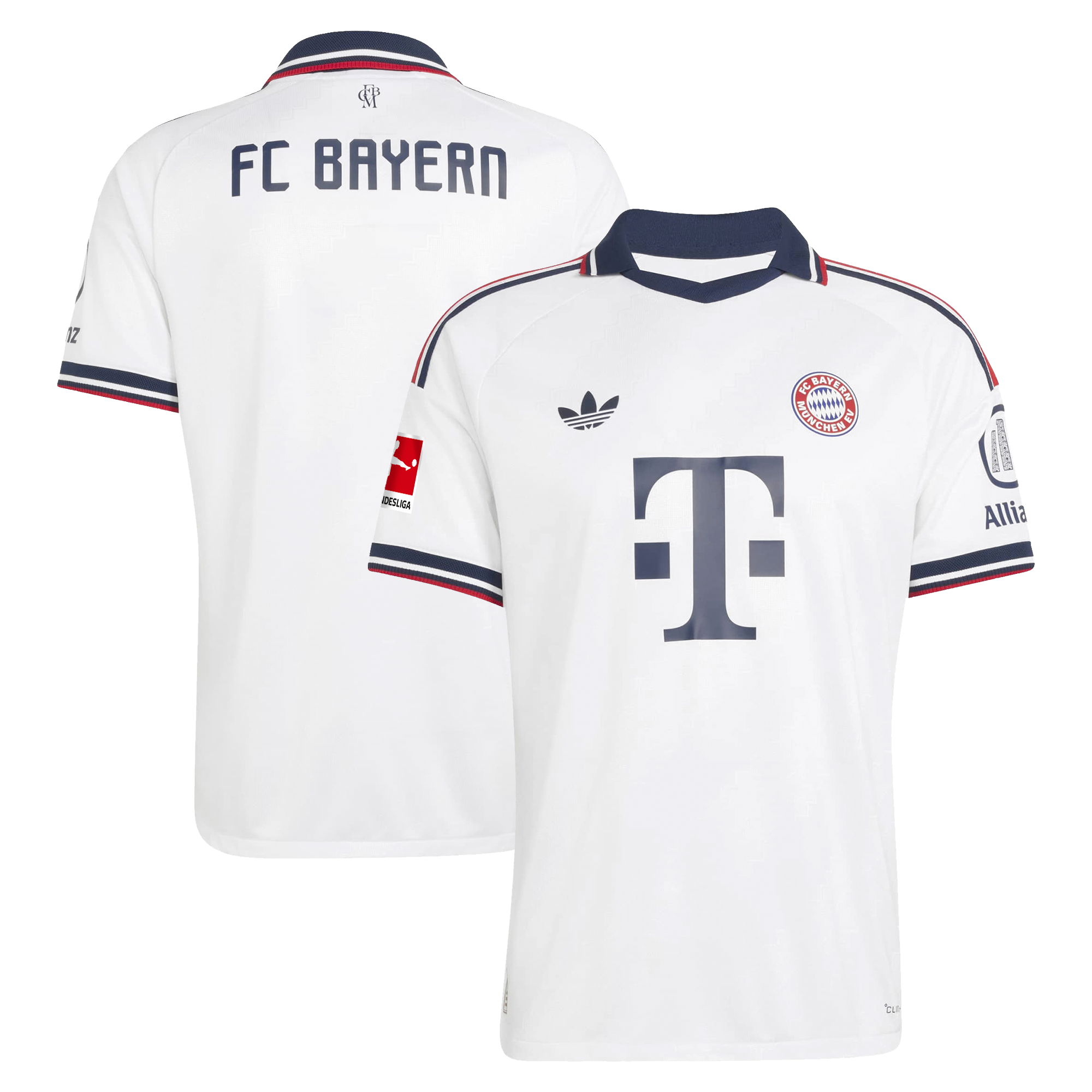 Men's adidas  White Bayern Munich 2026/27 Away On-Field Authentic Jersey