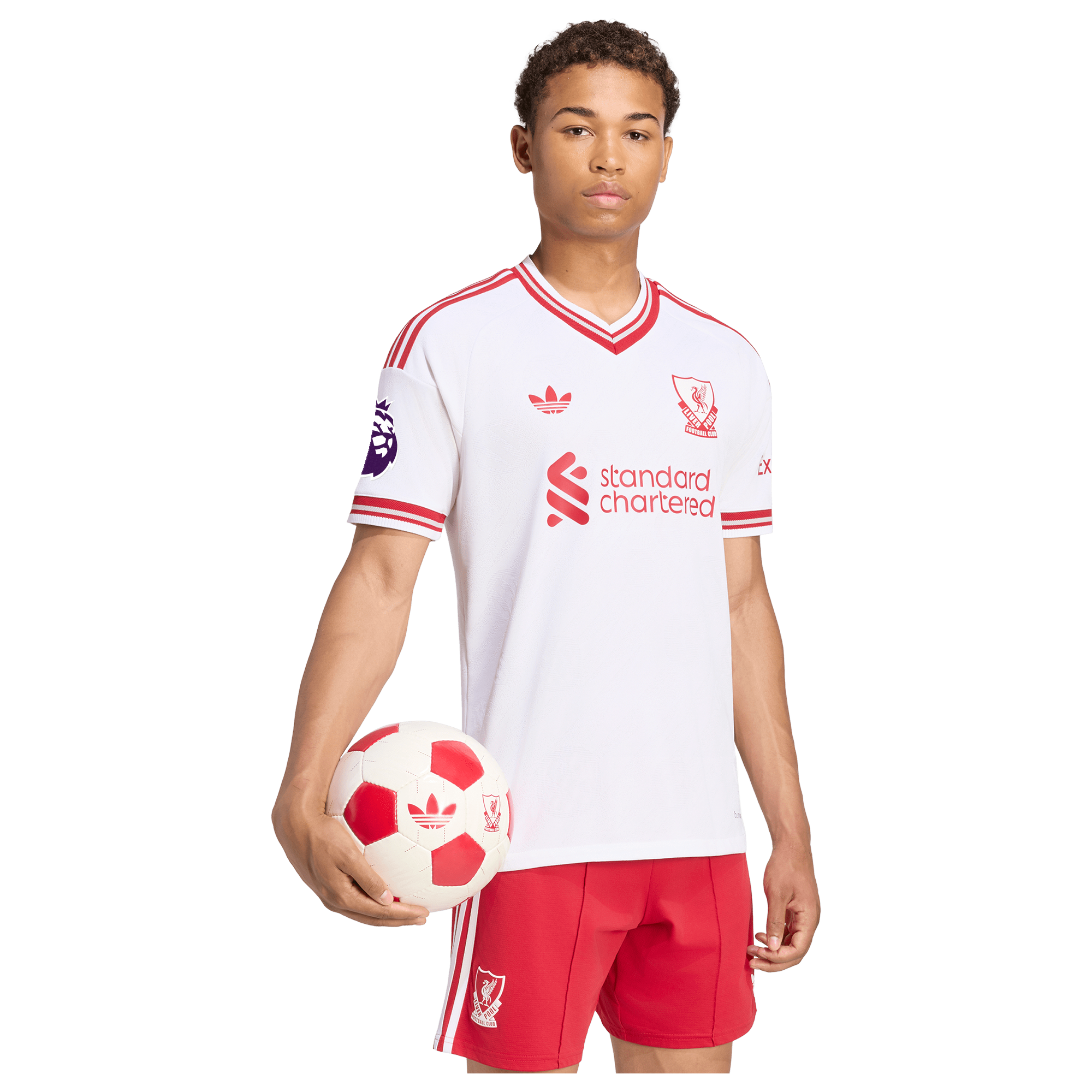 Men's adidas  White Liverpool 2026/27 Away On-Field Authentic Jersey