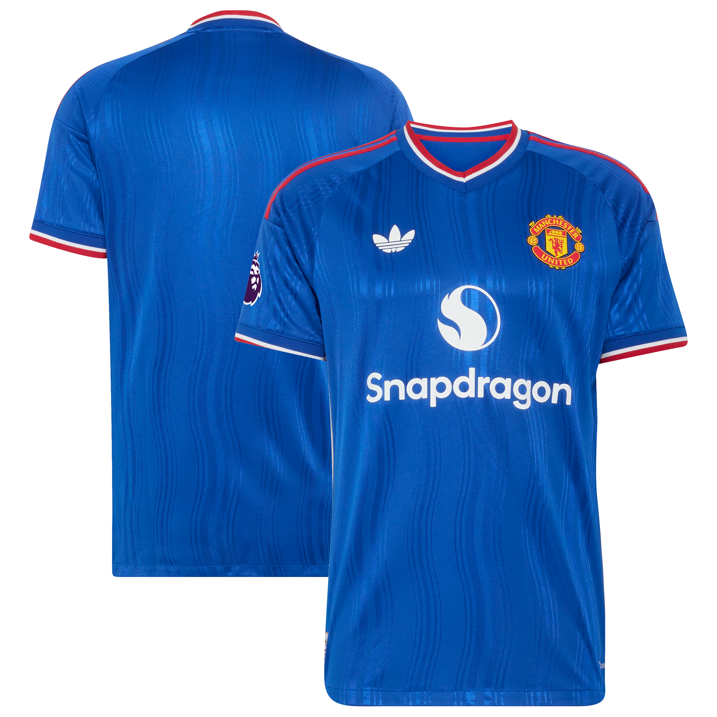 Men's adidas Royal Manchester United 2026/27 Away On-Field Authentic Patch Jersey