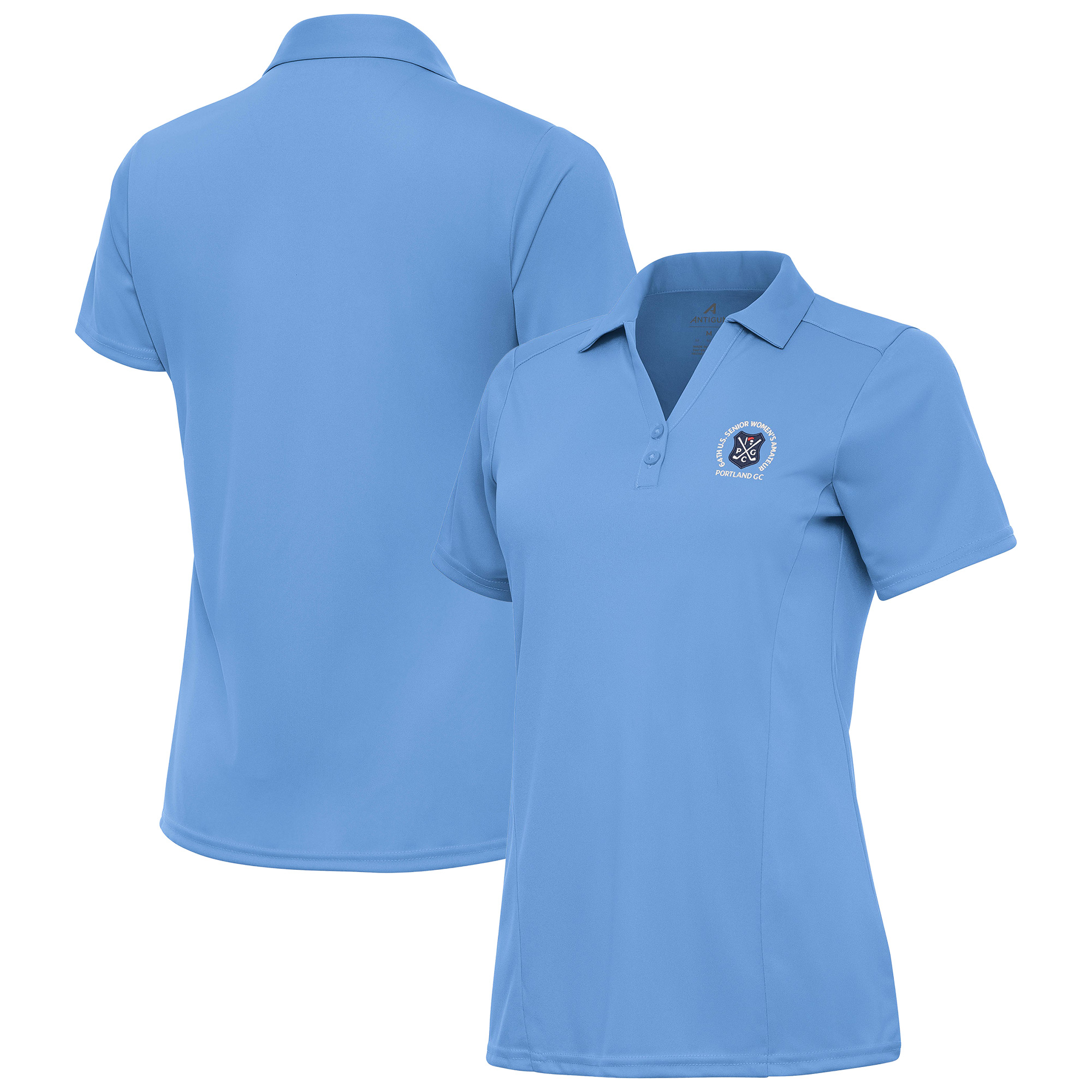 Women’s 2026 U.S. Senior Women’s Amateur Antigua Blue Tribute Polo Women’s 2026 U.S. Senior Women’s Amateur Antigua Blue Tribute Polo