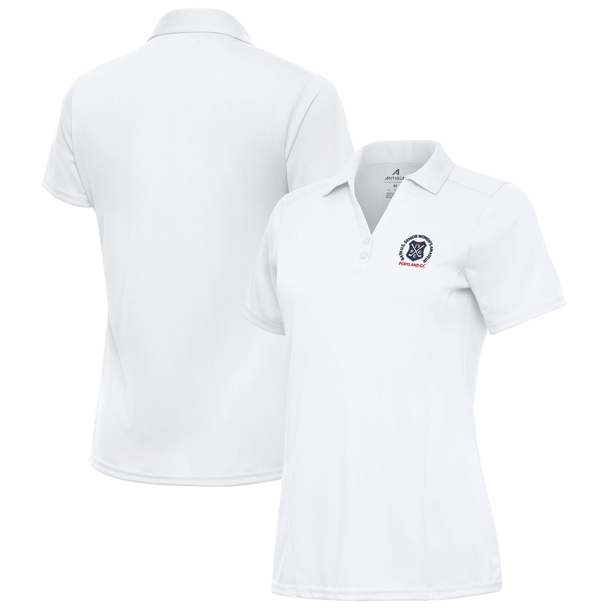 Women’s 2026 U.S. Senior Women’s Amateur Antigua White Tribute Polo
