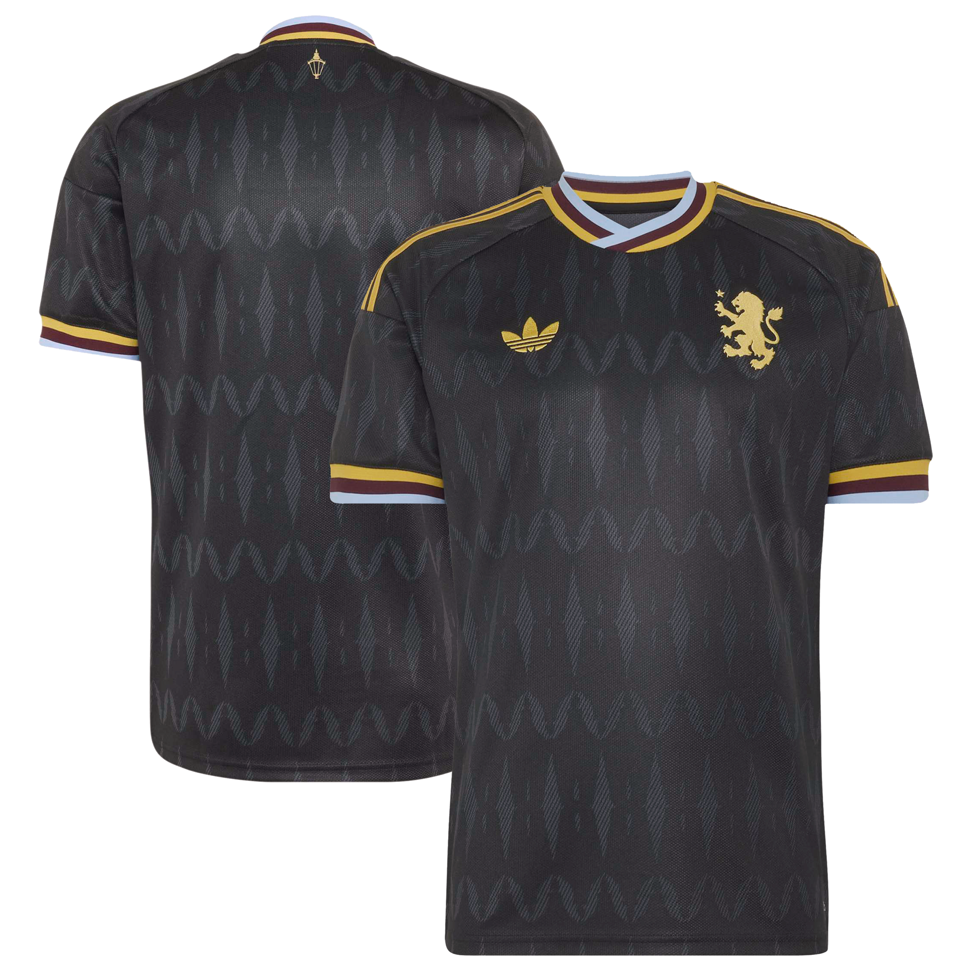 Men's adidas Black Aston Villa 2026/27 Away Replica Jersey