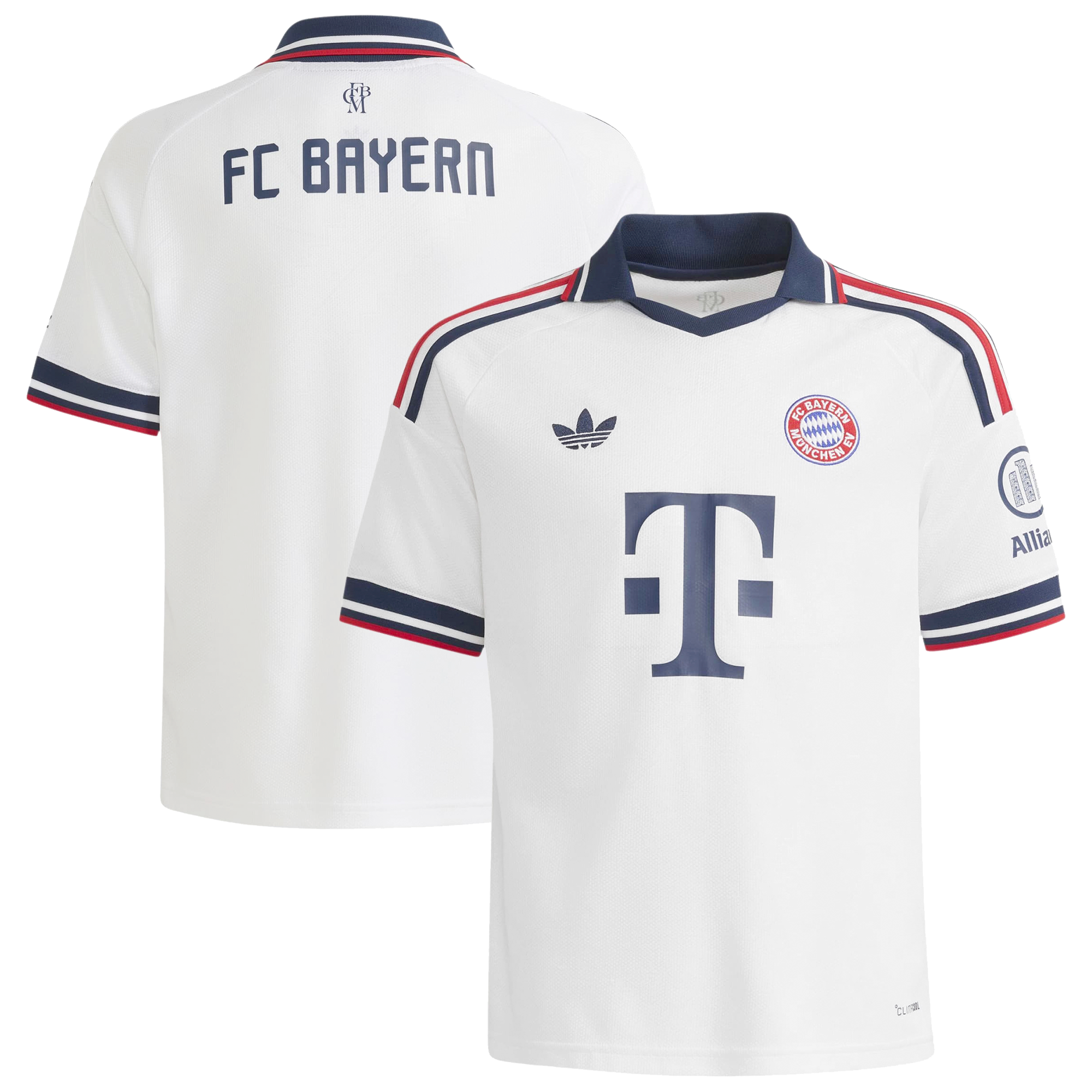 Youth adidas  White Bayern Munich 2026/27 Away Replica Jersey