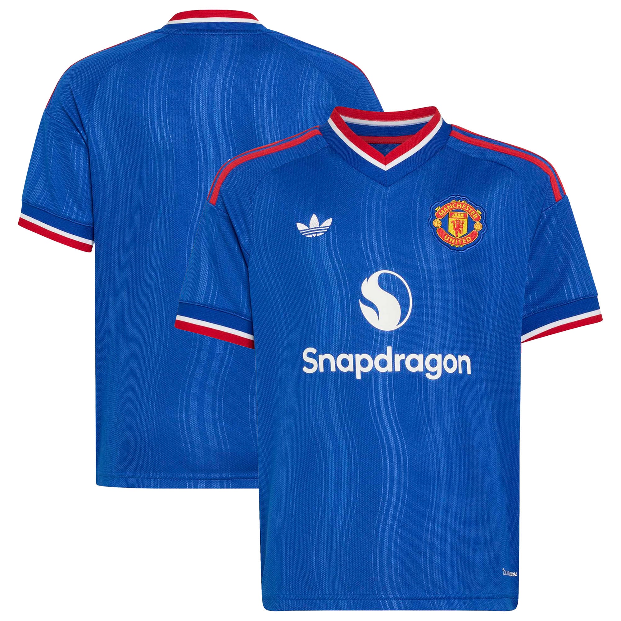 Youth adidas  Royal Manchester United 2026/27 Away Replica Jersey