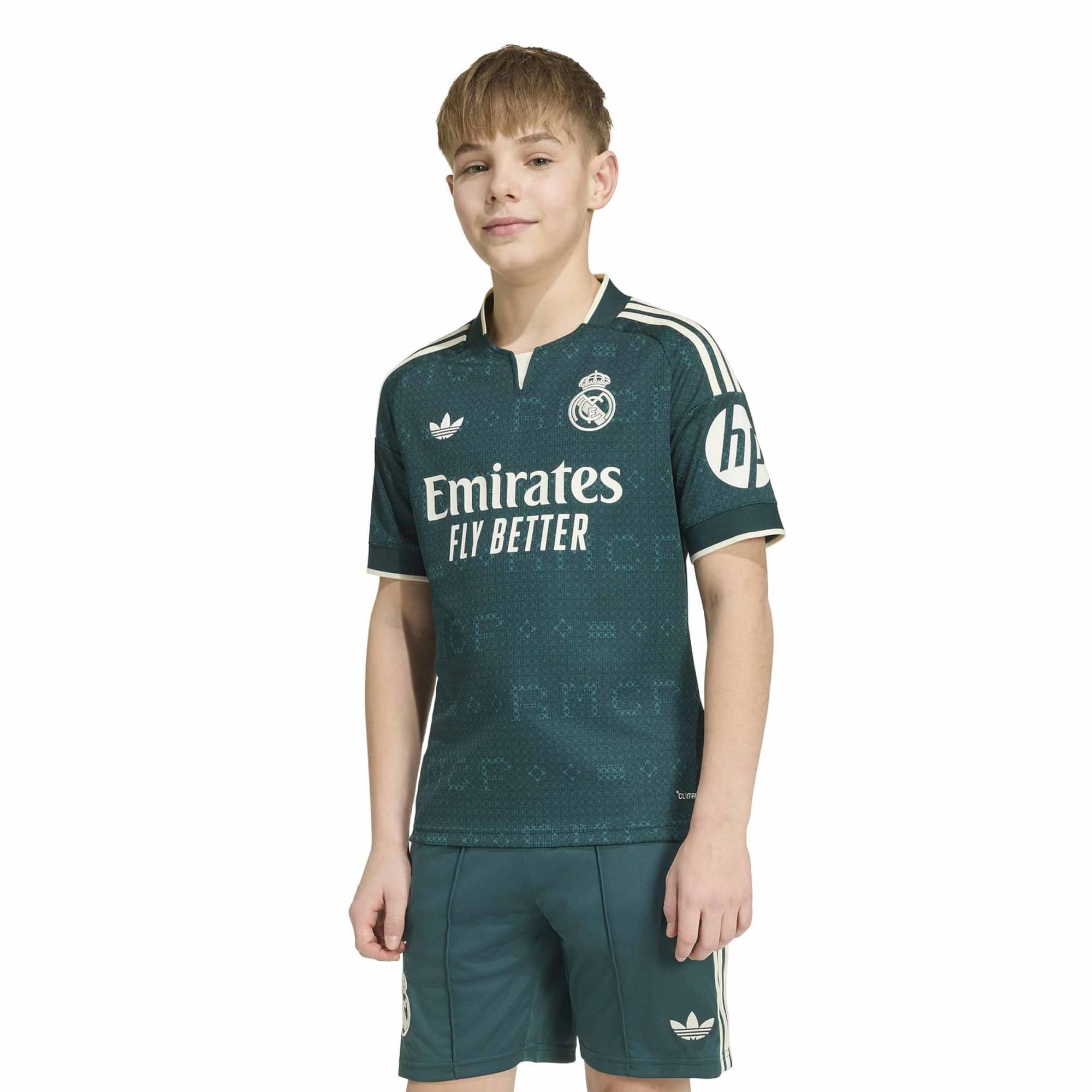 Youth adidas  Green Real Madrid 2026/27 Away Replica Jersey