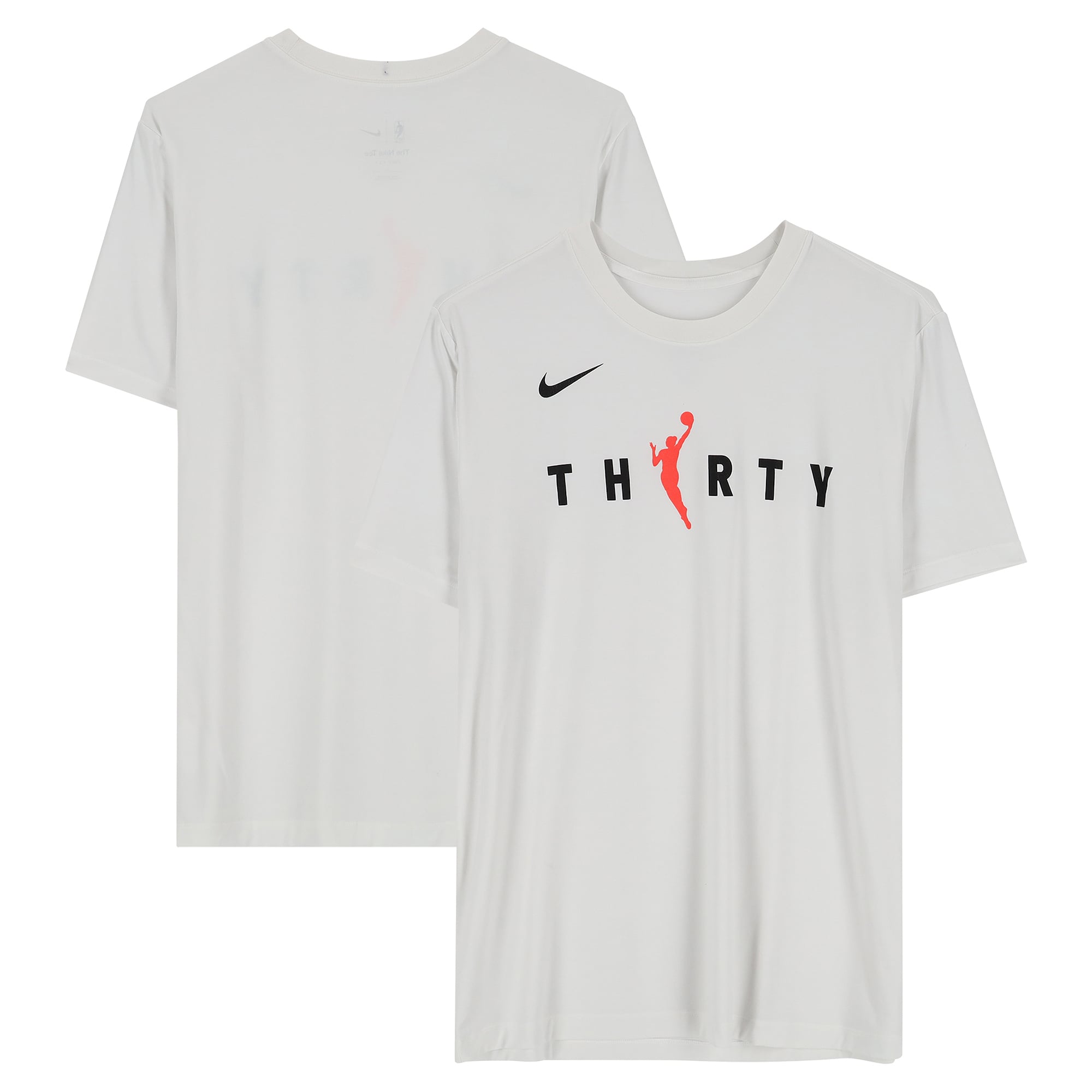 Philadelphia 76ers Team-Issued White WNBA T-Shirt from the 2025-26 NBA Season