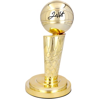 Josh Hart New York Knicks Autographed 2026 NBA Finals Champions 12" Larry O'Brien Replica Trophy