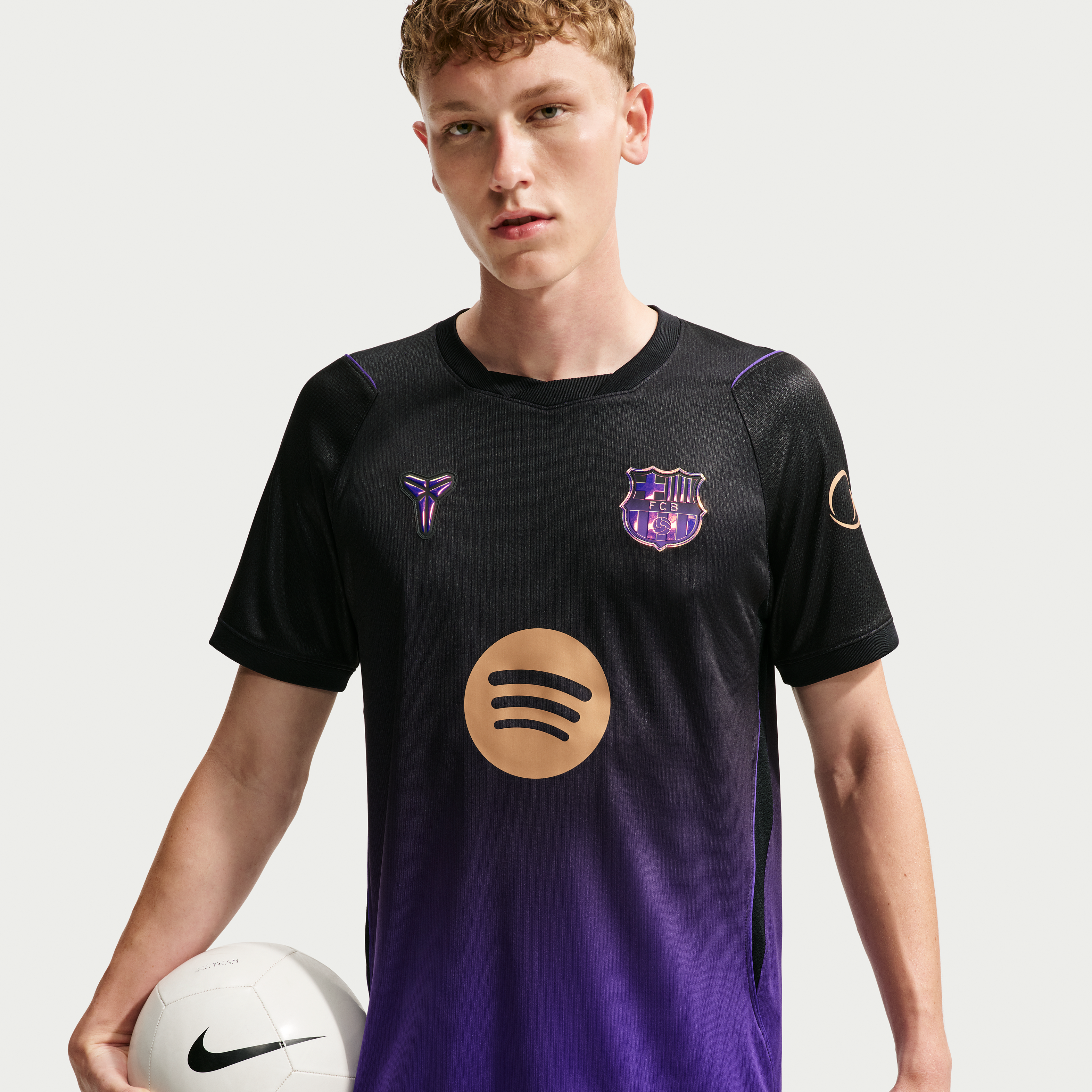 Men's Nike Purple Barcelona 2026/27 Away Stadium Replica Jersey
