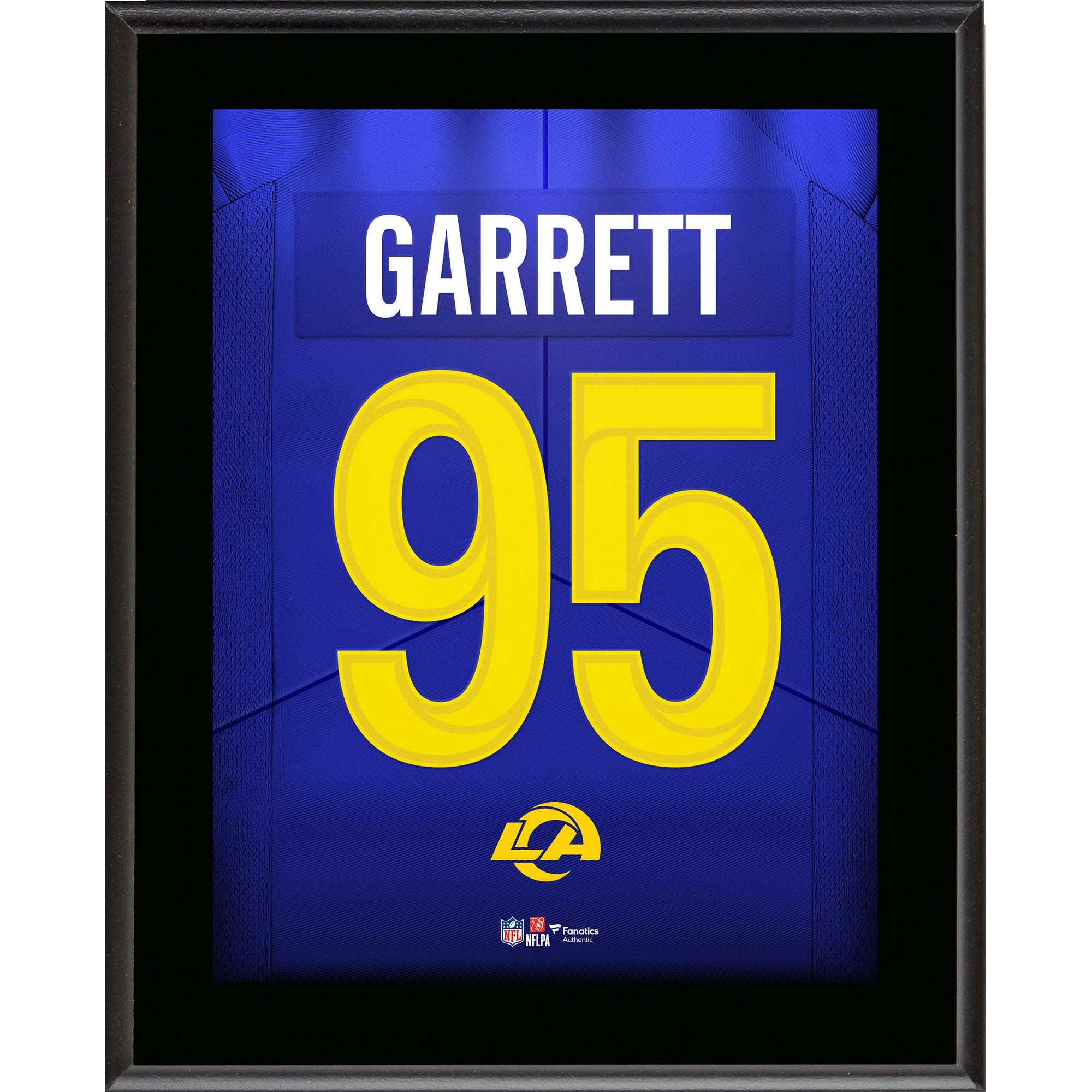 Myles Garrett Los Angeles Rams 10.5" x 13" Jersey Number Sublimated Player Plaque