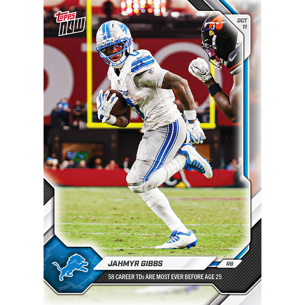 Jahmyr Gibbs - 2026-27 NFL Topps NOW® - Card 55