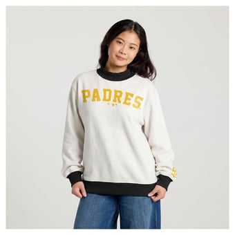 Women's Fanatics Cream San Diego Padres Sweatshirt