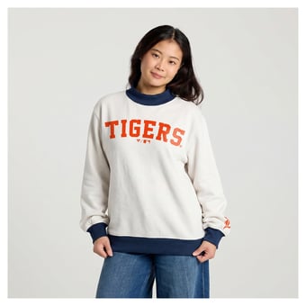 Women's Fanatics Cream Detroit Tigers Sweatshirt