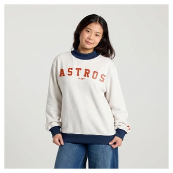 Women's Fanatics Cream Houston Astros Sweatshirt